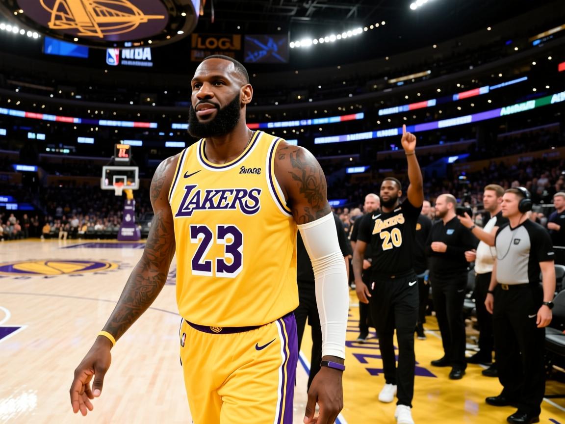 詹姆斯带领湖人击败勇士,取得五连胜 第1张